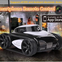 Умный rc Танк 777-287 время работы 60 минут Wifi 4CH управляемый iPhone iPad Электрический с камерой rc Танк 1:16 Тамия игрушка подарок