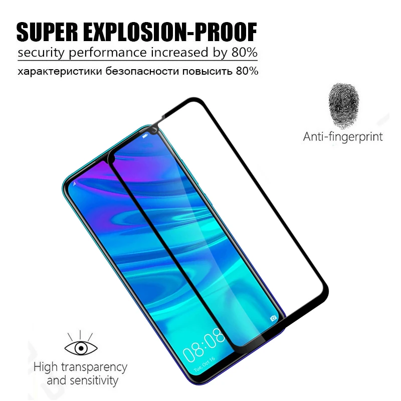 9D полный клей для huawei P Smart Z Защитное стекло для huawei P Smart Защитное стекло для экрана STK-LX1 PSmart Z PSmartZ пленка