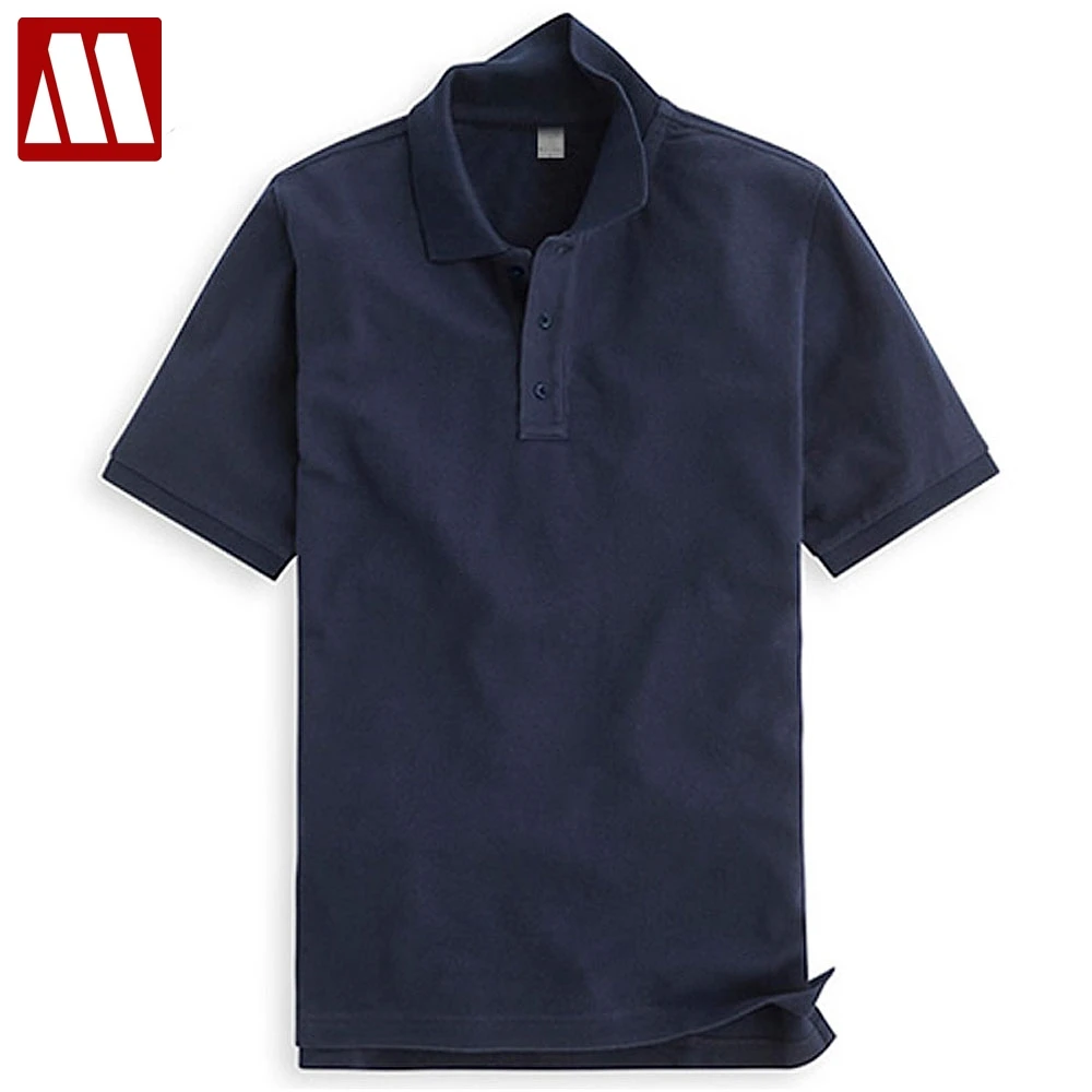 

2019 Man Solid Polo Shirt Mens Short Sleeve Polo Shirts MYDBSH Brand Casual Breathable Summer New Polo Shirt Male Plus Size XXXL