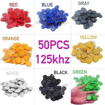 

50Pcs RFID Tagging Hotel Key Card Suppliers 125khz RFID Thin Cards RFID 125k Card EM4100 Key Fob Door Contactless Smart Card
