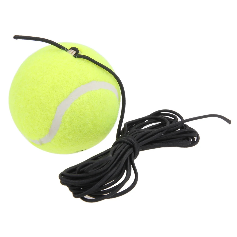 Heavy Duty Tennis Training Tool Exercise Tennis Ball Sport Self-study Rebound Ball With Tennis Trainer Baseboard Sparring Device