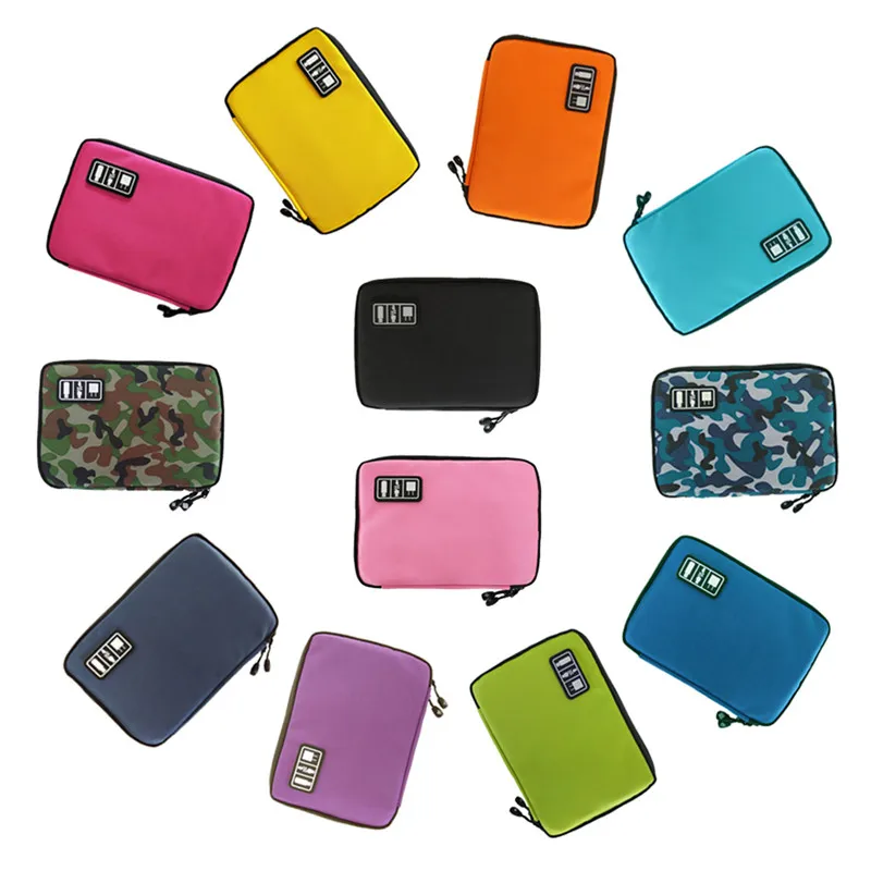 

Gadget Cable OrganizerTravel Storage Bag Electronic Accessories Cable Pouch Case USB Charger Power Bank Holder Digitals Kit Bag