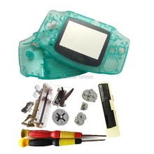 Горячие, светящиеся зеленый цвет В виде ракушки Корпус для gameboyadvance nintendogba ночь игр освещенные В виде ракушки чехол гпоб dmg Boy консоли