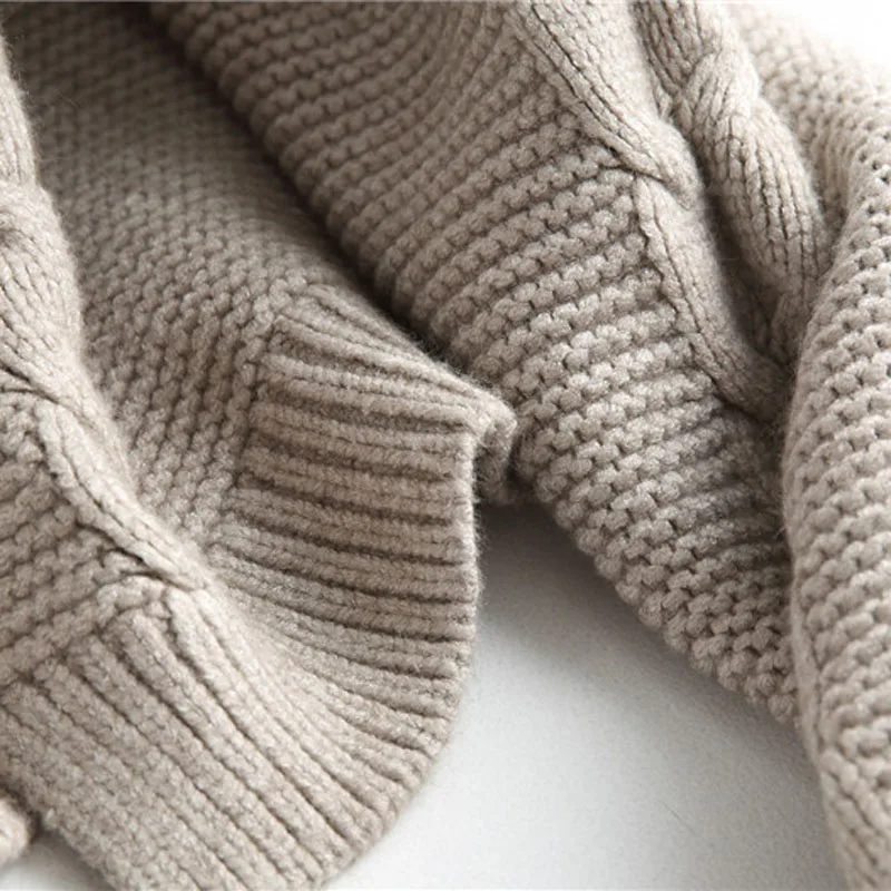 Cardigan Women 2018 Autumn Winter Cashmere Blending Twist Knitted Open Stitch V Neck Casual Elegent Short Outwear Coat Sweater