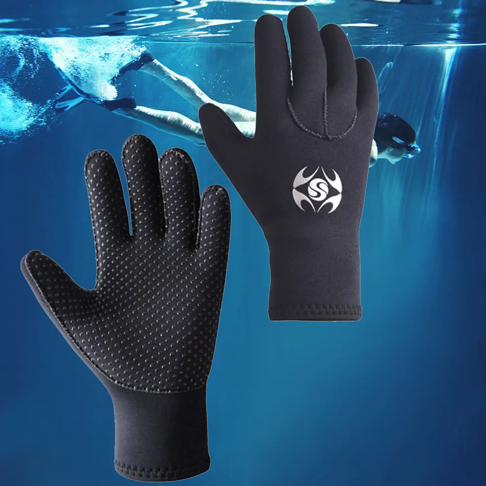 

1Pair 3mm Neoprene Diving Gloves Men Women Snorkeling Equipment Windsurfing Surfing Spearfishing Boating Gloves Cold-proof