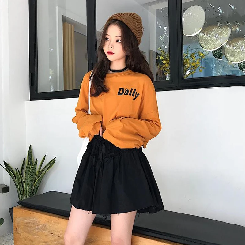 preppy style ulzzang korea New autumn Women's Clothing fashion loose ...