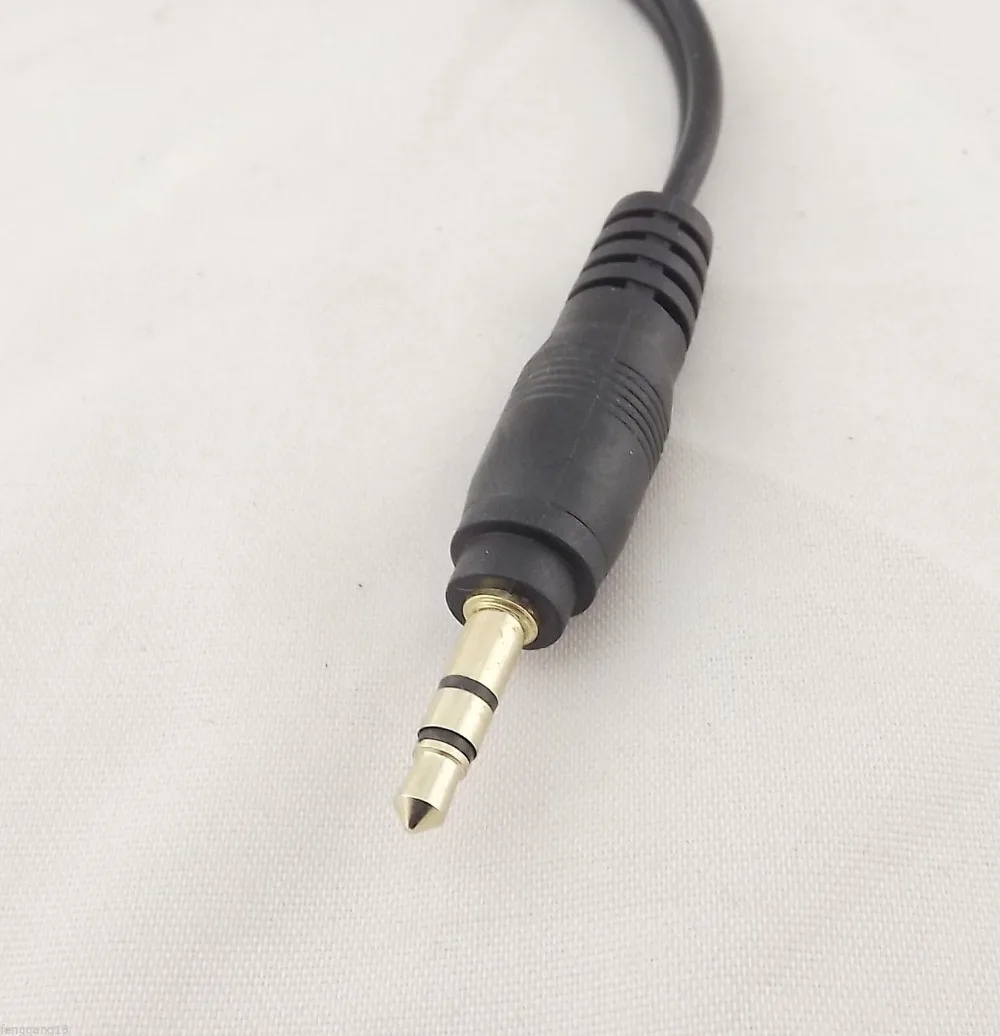 10pcs 3 5mm Stereo Audio Y Splitter 1 Male To 2 Female Cable Adapter For Earphone Headphones 22cm
