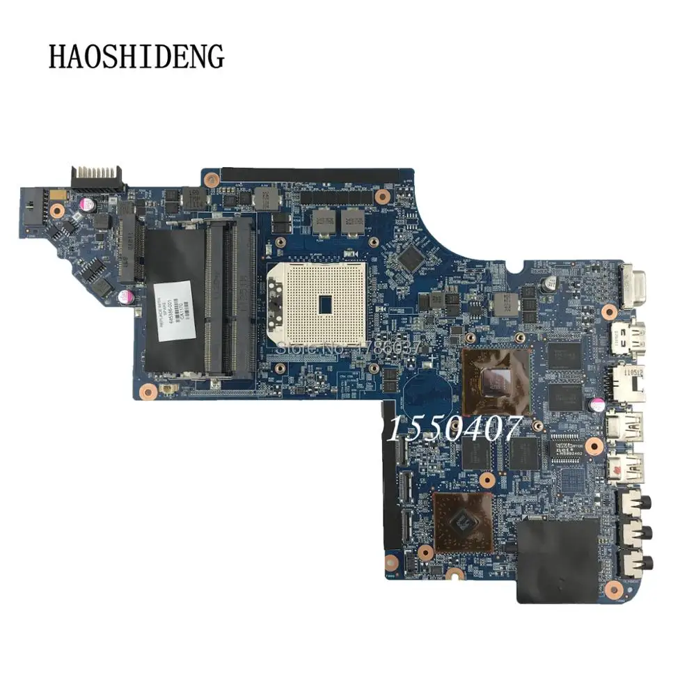 

JU PIN YUAN 645386-001 mainboard for HP PAVILION DV7 DV7-6000 laptop motherboard with A70M DSC HD6750/1G All fully Tested