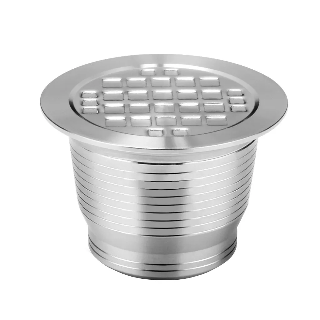 

Reusable Stainless Steel Reusable Coffee Espresso Capsule Coffee Filter For Nespresso ground coffee home Necessaries #27/5