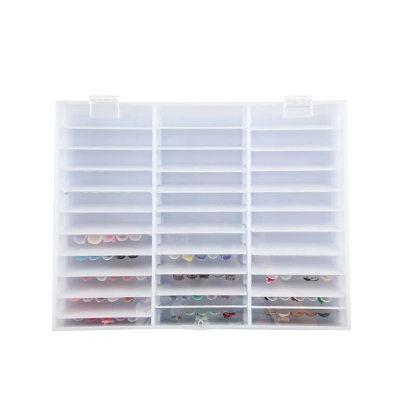 

Pro Practice Nail Art Training Tips Display Cards Holder Organizer Storage Box Nail Salon Suplement