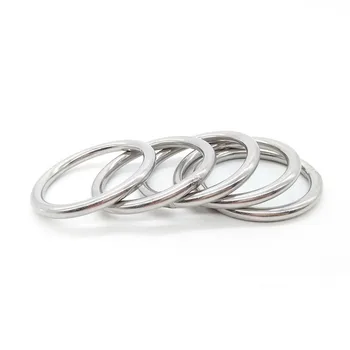 

M8 304 stainless steel ring solid O-ring welding circle welded rings washers 40/50/60/70/80/100/120mm outside diameter