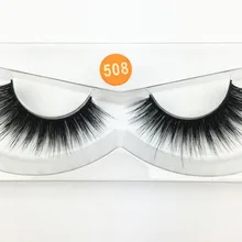 Gtglad Новинка 1 пара 3D норковые ресницы натуральный мех норки ручной работы Ресницы индивидуальная полоса толстый натуральный макияж ресниц beuty инструменты