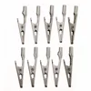 10Pcs/Lot Crocodile Clips Screw Probe Fixing Test Alligator Clips Crocodile Clamps Stainless Steel Test Clip ► Photo 1/6