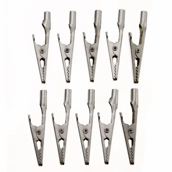 

10Pcs/Lot Crocodile Clips Screw Probe Fixing Test Alligator Clips Crocodile Clamps Stainless Steel Test Clip