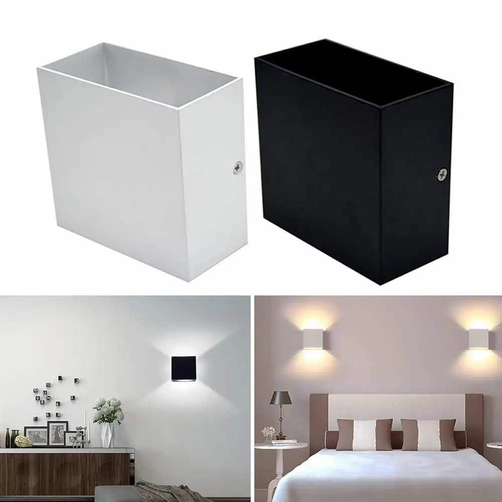 

KPSGBT 6W lampada LED Aluminium wall light rail project Square LED wall lamp bedside room bedroom wall lamps arts