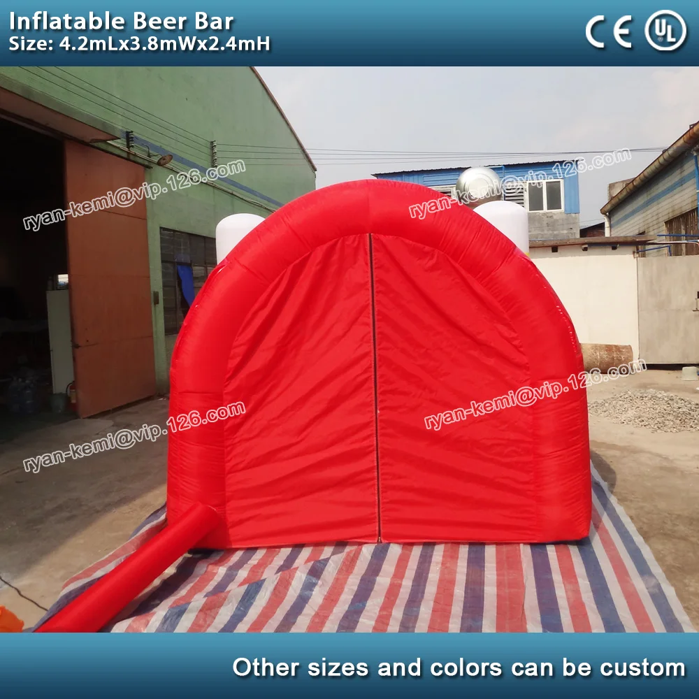 Inflatable beer bar Inflatable kiosk tent Inflatable display advertising tradeshow bar tent counter exhibition tent 3