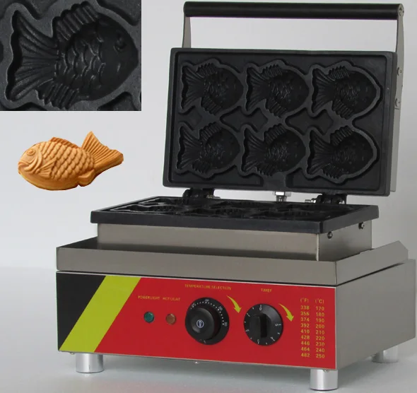Electric Korea Fish Waffle Maker Cake Maker/ Electrothermal Snack