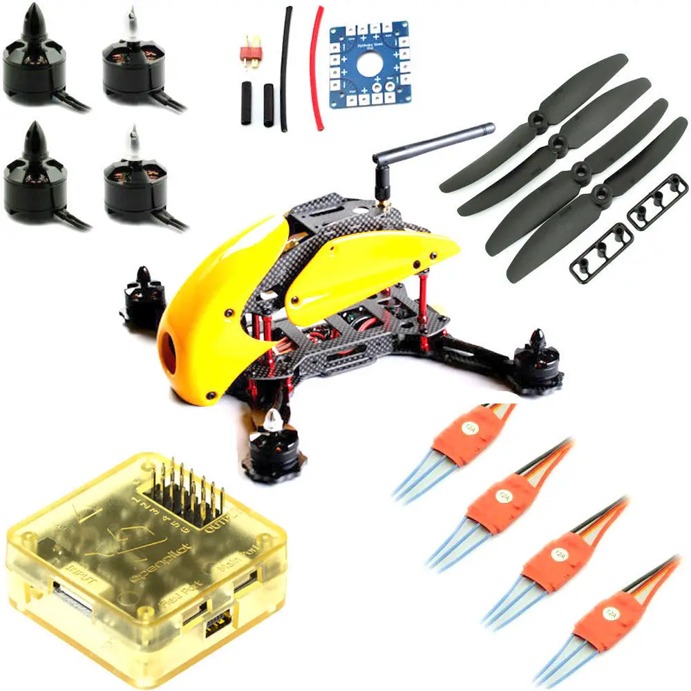 

Robo-cat 270mm CF Quadcopter Combo with 1806 Motor 12A ESC CC3D EVO for Racing