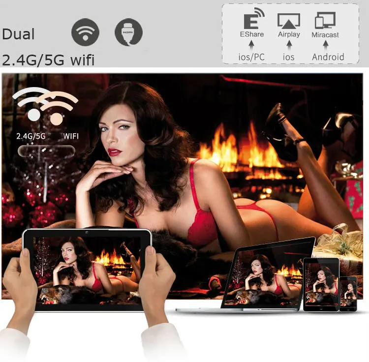 Smartldea M18 Handheld Mini DLP Personal 3D Projector with 12000mAh battery BT4.0 LED 4K Proyector support AirPlay Miracast AC3 smart projector