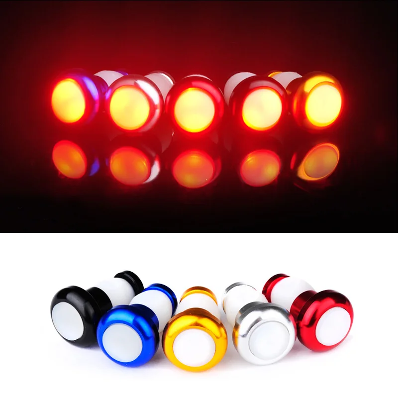 Bicycle handlebar light blocking Mountain Bike Handlebar plug lamp sets dead fly to safety decorative | Спорт и развлечения
