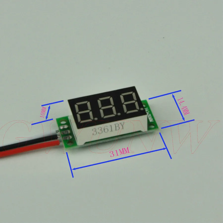 GWUNW BY336V DC 0 200V (200V) 3 Бит 36 тестер напряжения цифровой дисплей светодиодный