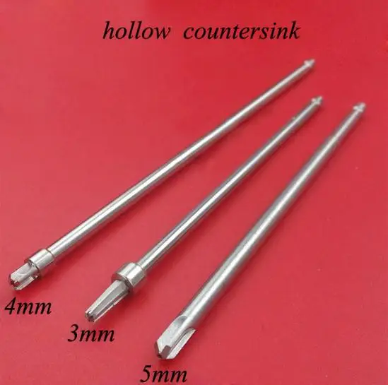 medical Orthopedic instrument hollow bone screw countersink limit drill bit AO quick coupling