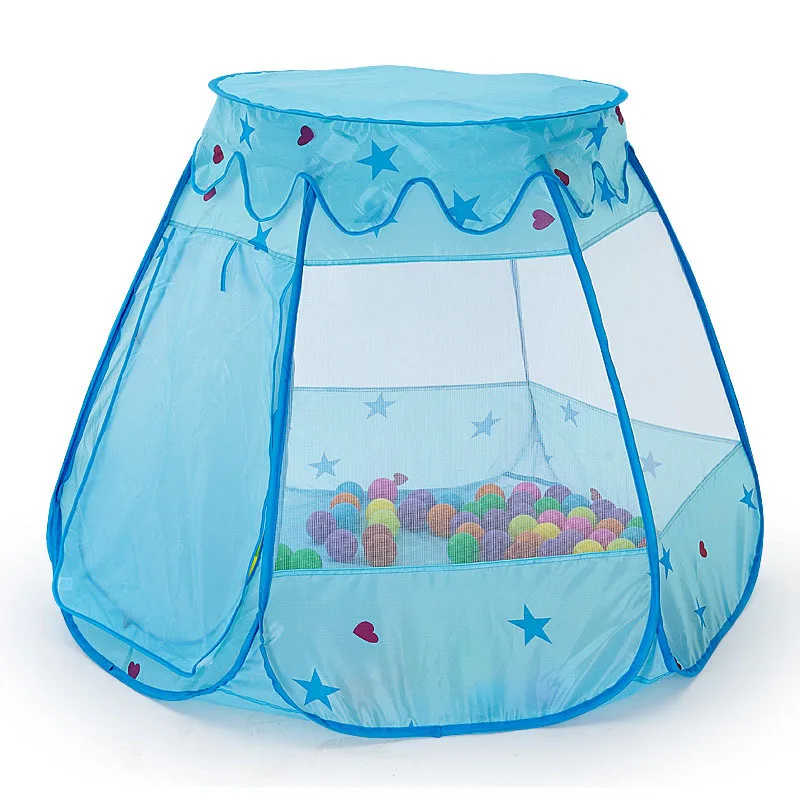 

Kids Foldable Play Tent Girls Princess Castle Playhouses for Kids Portable Ball Pool Indoor Baby Playpen Fence Toy Tents