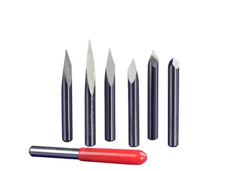 

5Pcs 6mm 45 degree 0.2mm Carbide Pyramid Engraving Bits Free Shipping