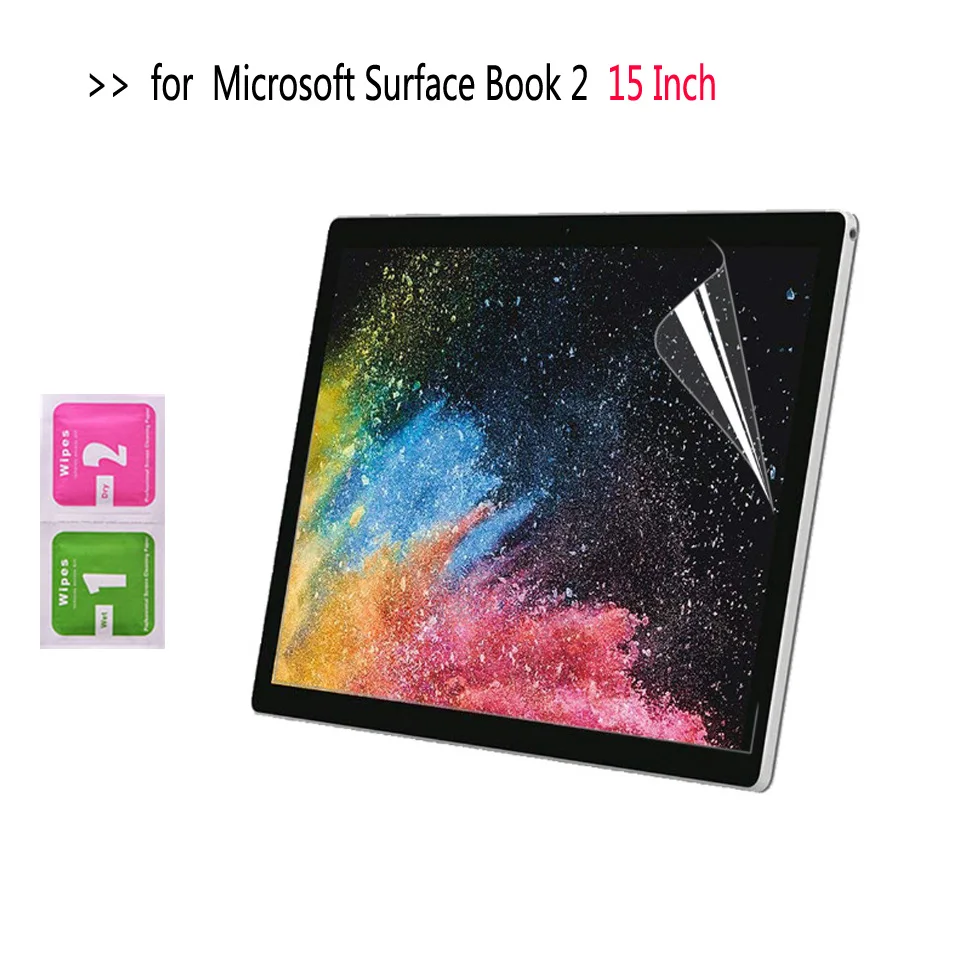 Прозрачная мягкая ультратонкая Защитная пленка для экрана microsoft Surface Book 2 15 дюймов для ноутбука и планшета