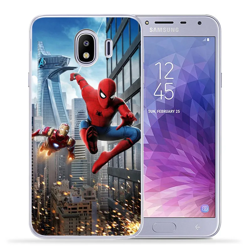 Роскошный чехол Marvel с Мстителями для samsung Galaxy J3, J4, J5, J6, J7, J8 Plus,,,, J2 Prime, силиконовый чехол, Etui Deadpool