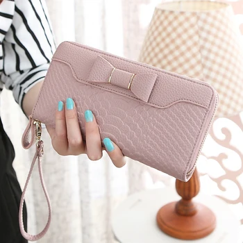 

Famous Brand Wallet For Women Purse Long Clutch Wallets Female Card Holder Ladies Wallet Coin Purses Phone Money Wristlet WWS097