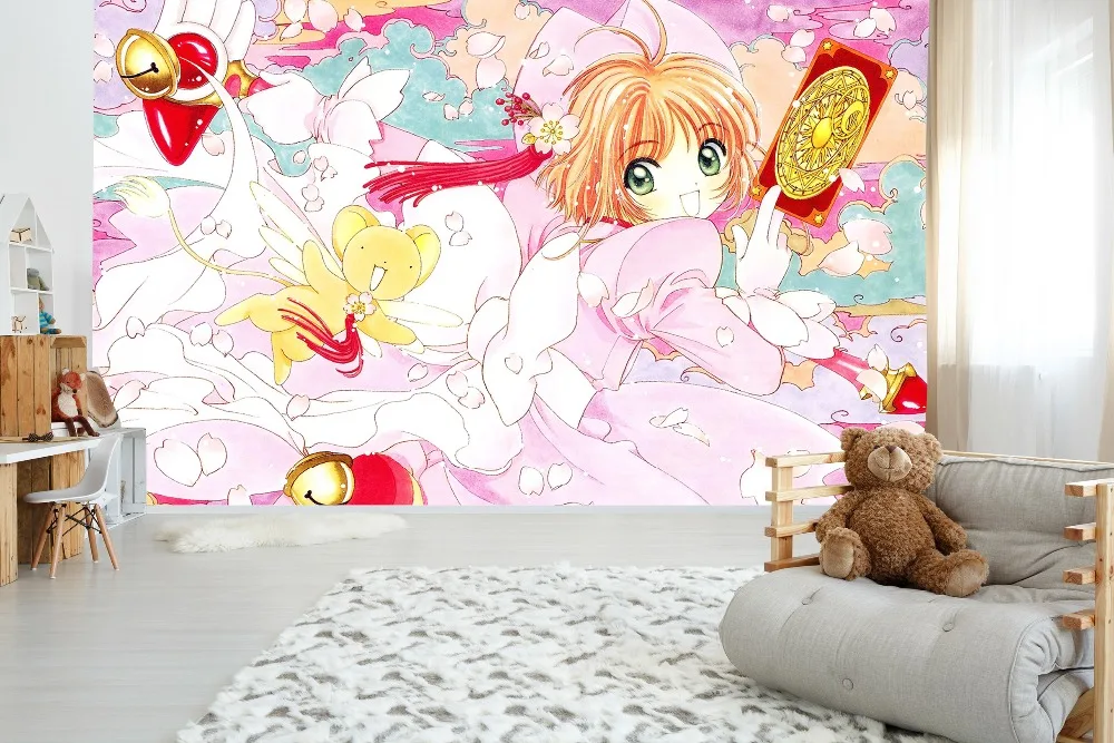 [Самоклеющиеся] 3D Cardcaptor Sakura ручная роспись 66 Япония Аниме настенная бумага настенная печать настенные наклейки