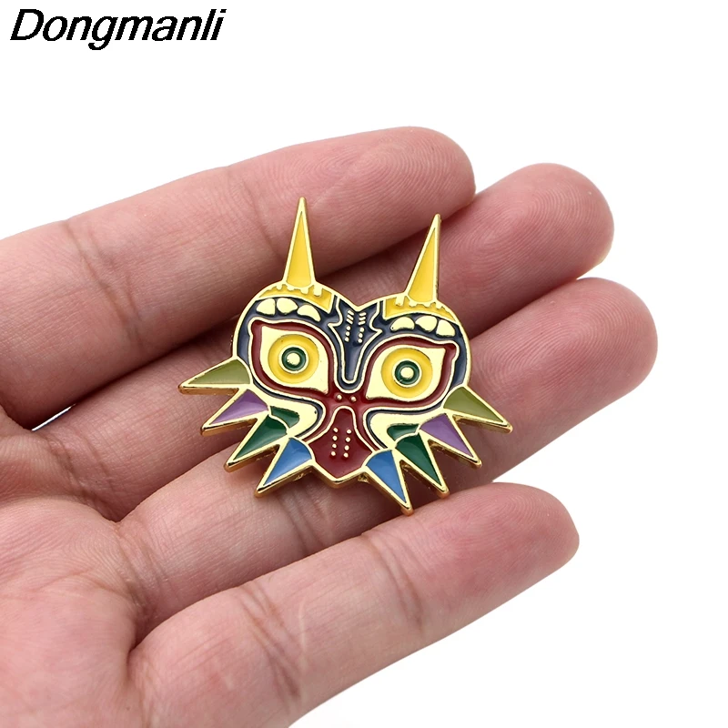P2655 Dongmanli Сова металлические эмалевые на воротник Pin нагрудный знак Ювелирная