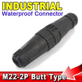 

Kebidu M22-2p Industrial 25A500V LED Power Waterproof IP68 Dustproof Electrical Connector Contact Cable Adapter Aviation Plug
