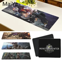 Maiya высокое качество Monster Hunter World DIY дизайн узор игры резиновый коврик для компьютерной мыши PC компьютерных игр коврик