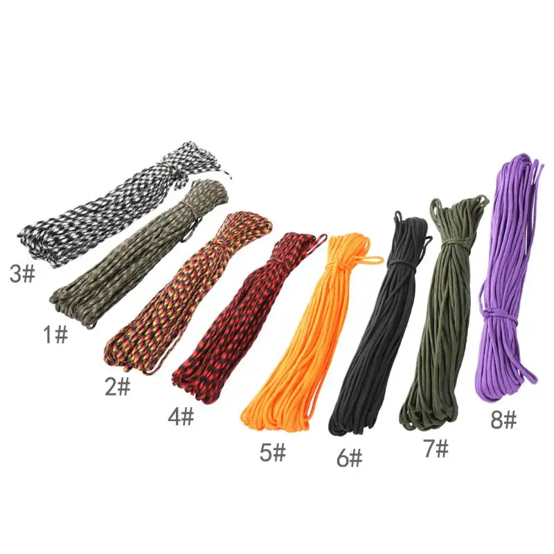 550 Paracord النوع الثالث 7 ستراند 100FT 30 متر المظلة الحبل الحبل خيمة حبل Guyline Mil المواصفات تسلق اكسسوارات 550 Paracord النوع الثالث 7 ستراند 100FT 30 متر المظلة الحبل الحبل خيمة حبل Guyline Mil المواصفات تسلق اكسسوارات