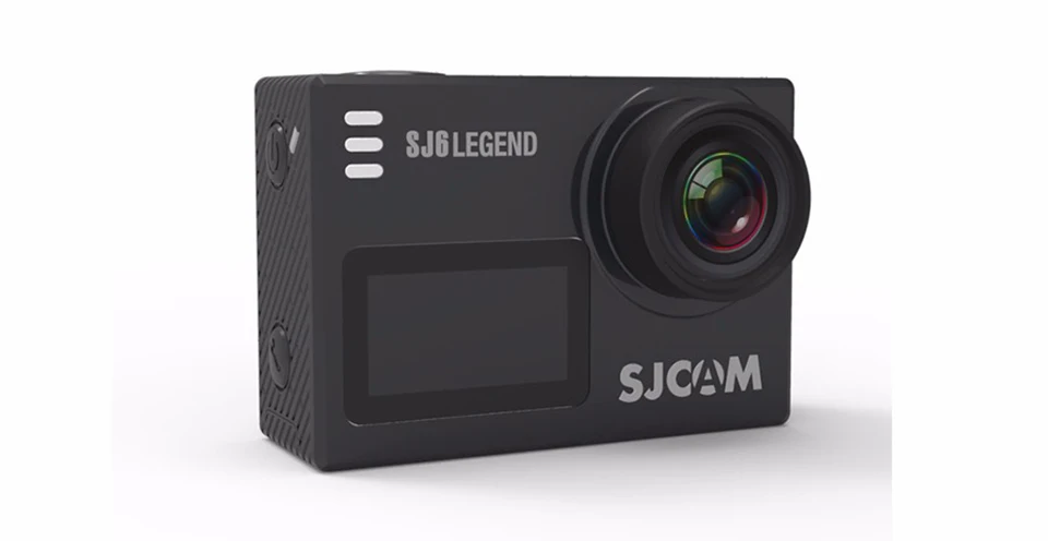 Оригинальная Спортивная Экшн-камера SJCAM SJ6 Legend NTK96660, 4K HD, 2 дюйма, сенсорный экран, водонепроницаемая Спортивная экшн-камера, 32 ГБ, SD карта, подарок - Цвет: Черный