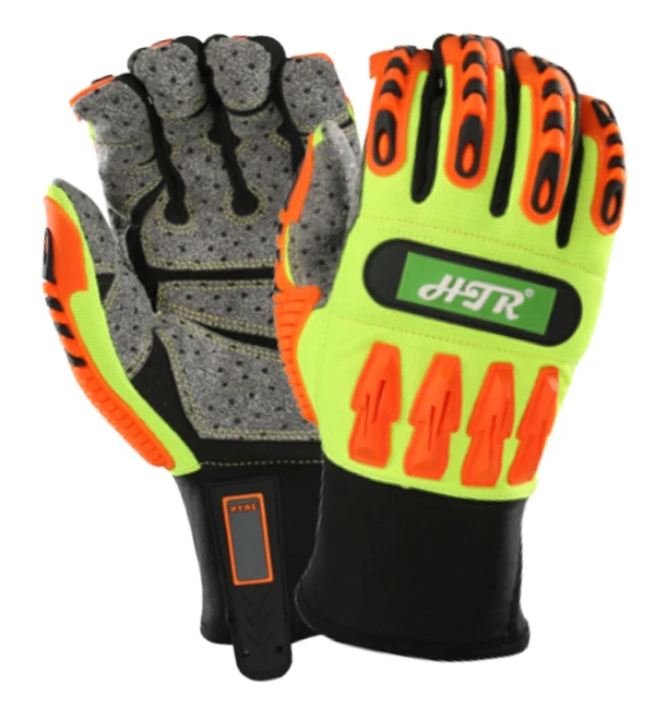 

Impact Resistant Oil And Gas Industrial Mechanics Safety Gloves Anti Impact Proof Mechanics Rigger Work Gloves