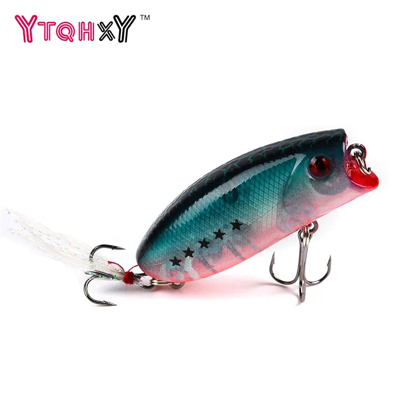 

1Pcs Poppers Fishing lure Wobbler 5.7cm 10.4g Top Water Artificiais crankbaits fishing leurre swimbait Fishing Tackle WQ8102