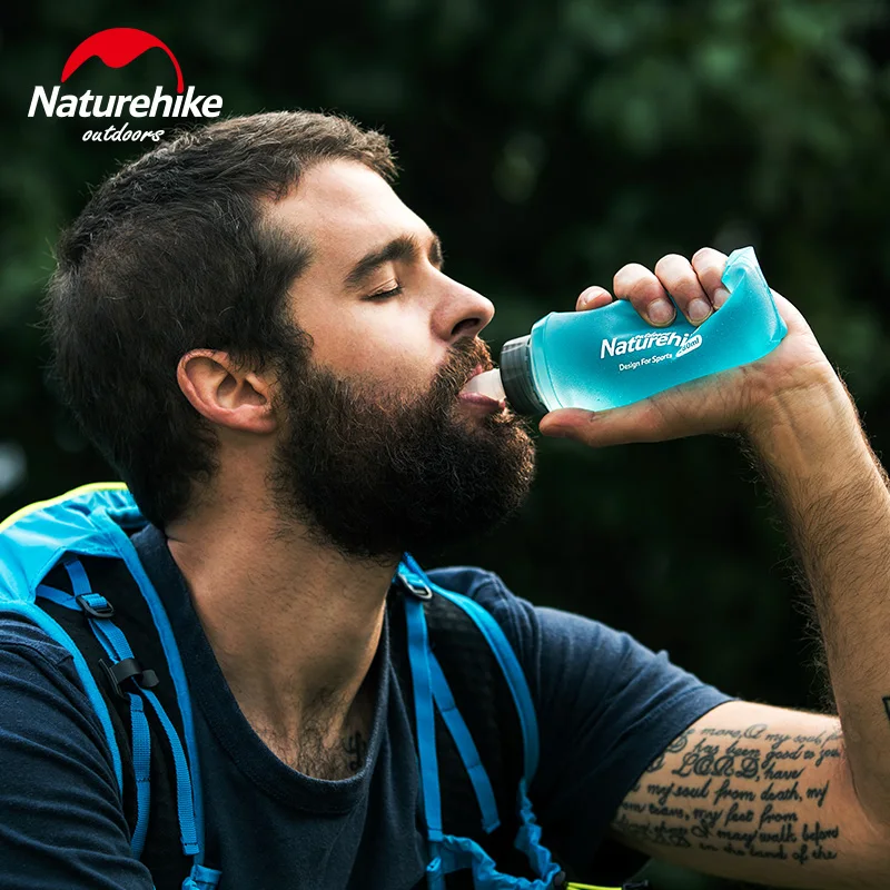 Naturehike NH17S028 B складной мягкий колба бутылка для воды BPA бесплатно бега Гидратация