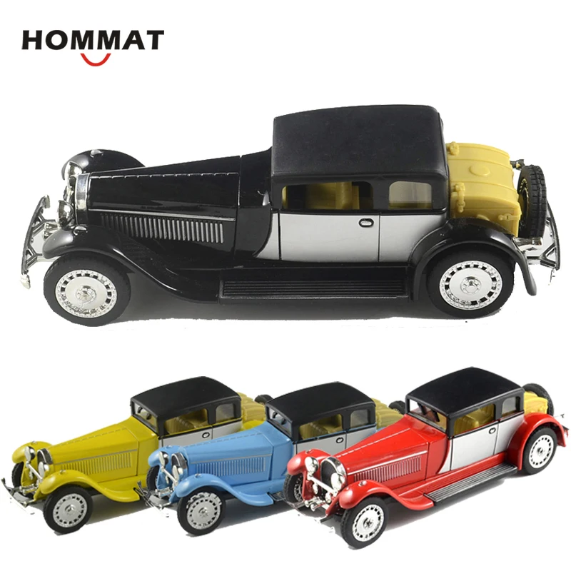 HOMMAT моделирование 1:28 1931 Bugatti Тип 41 Royale классический сплав литая модель
