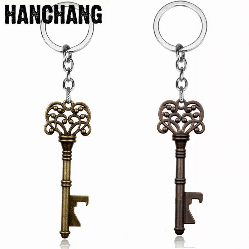 

Vintage Open Botter Keychain Key Flower Knot Pendant Keychain Keyring Holder Bag Purse Gothic Key Holder Chaveiros Lovers Gift