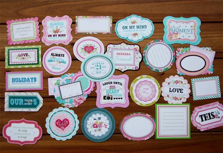 Pre-cutted-designed-love-Paperboard-Titles-Tags-Scrapbooking-Decorative-Craft-Happy-Planner-Card-Making-Journaling-Project