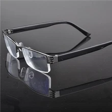 Новинка, модные элегантные очки для чтения в деловом стиле, унисекс, полуоправа, полимерная пленка, очки для чтения