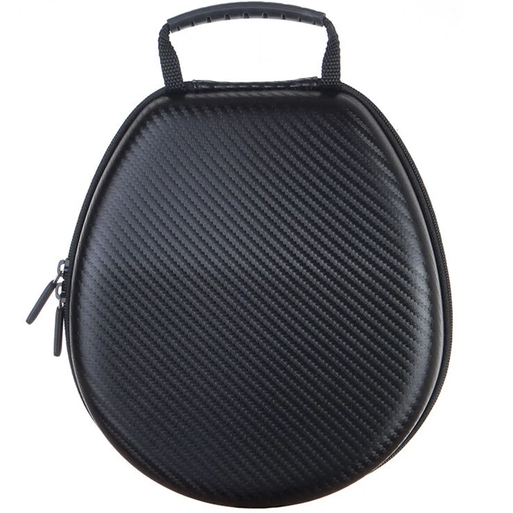 

VOBERRY New Portable Double Zippers EVA Hard Storage Case Cover Protective Bag Compatible For Universal Headphone Storage Bag