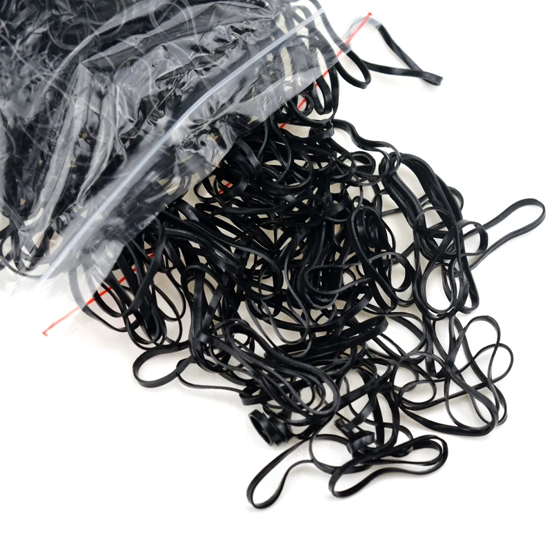 10g/0.35oz Black Flat Leather Rubber Bands High Quality School Office Not Easy to Pull Off Hair Braiders Tool Women DIY 30mm 10g/0.35oz Black Flat Leather Rubber Bands High Quality School Office Not Easy to Pull Off Hair Braiders Tool Women DIY 30mm