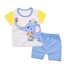 Комплект летней одежды с героями мультфильмов для маленьких мальчиков, футболка+ шорты, летний комплект для маленьких мальчиков, комплект детской одежды для мальчиков