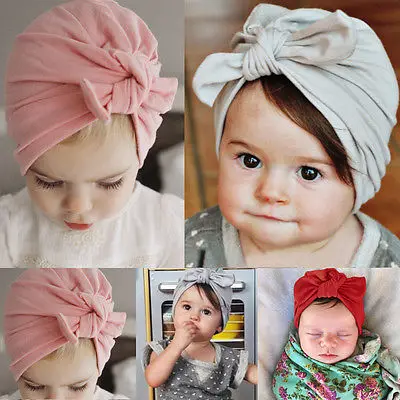 Шапка бини для новорожденных из мягкого хлопка с бантом|toddler kids|bunny beaniekids baby |