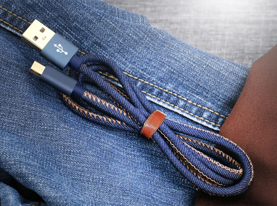 Cowboy Braided Gold-plated Plug Fast Charge Data Cable Micro USB Type C Cables For Samsung Sony Xiaomi Huawei usb Charger (20)