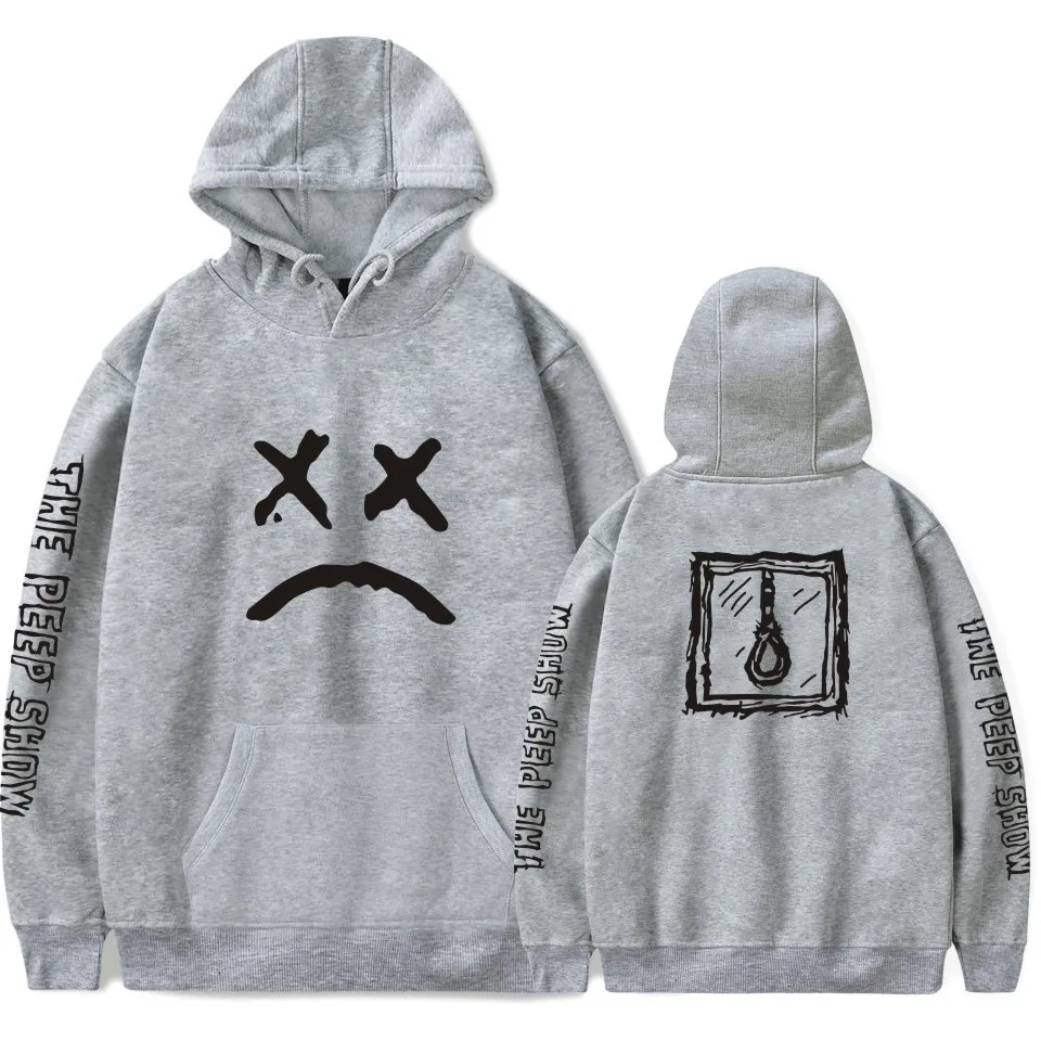 Lil peep забавные толстовки 2018 lil с принтом плюс размеры для мужчин повседневная